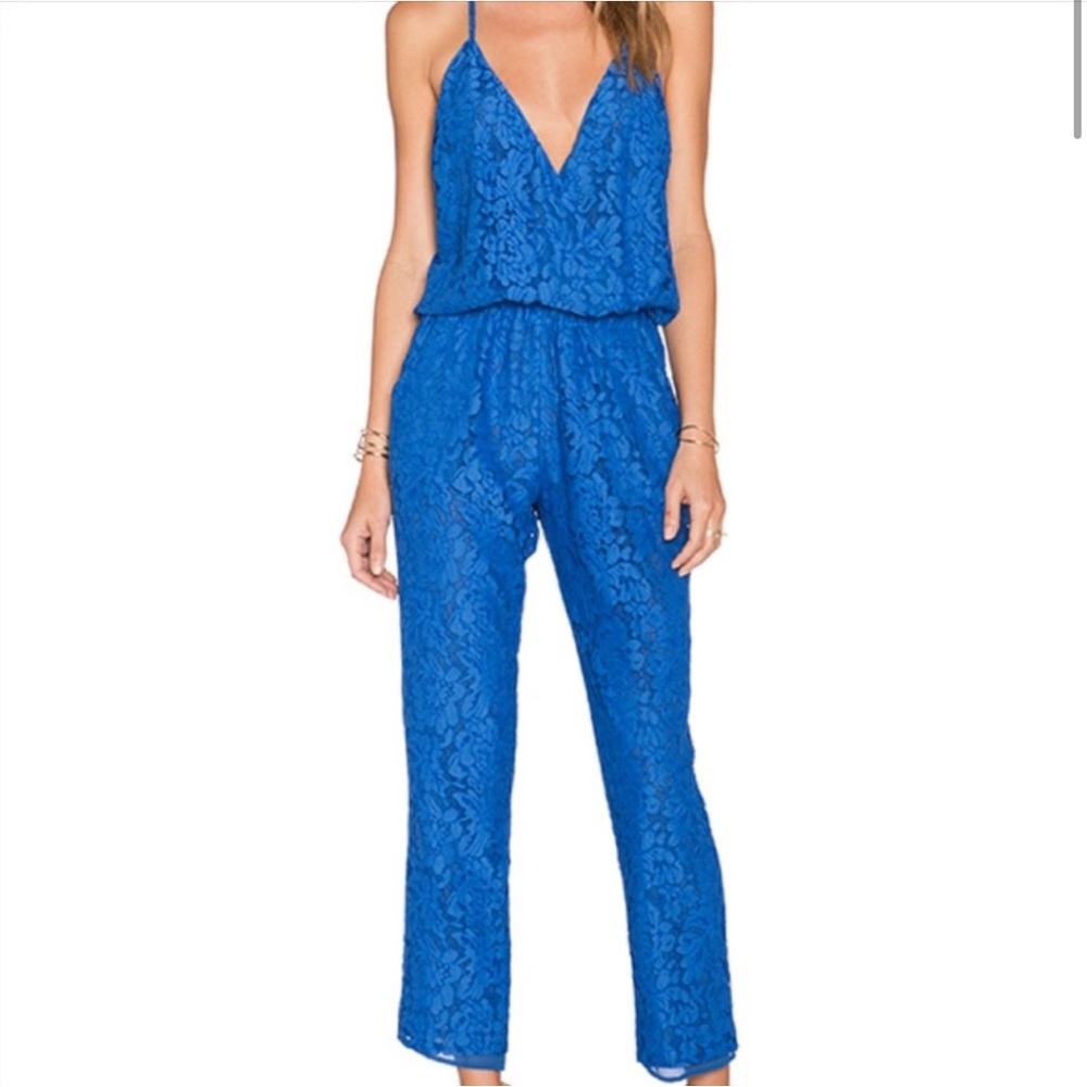 Alexis Blue Lace Jumpsuit